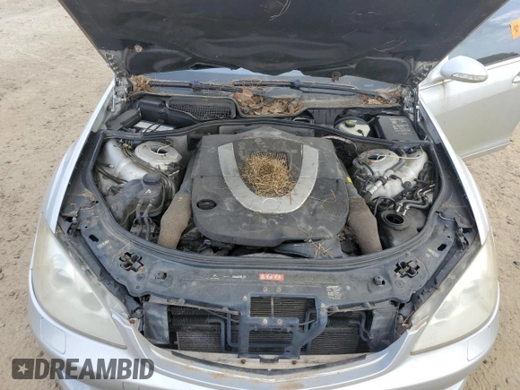 2007 Mercedes-Benz S 550 with VIN WDDNG86X27A107226, listed as a Copart auction lot 59608525 with Not provided miles and Clean title. Bid and sale history available at DreamBid. Image 11.