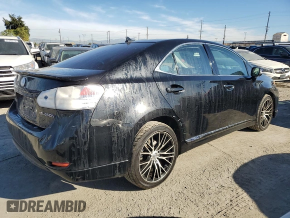 2010 Lexus HS with VIN JTHBB1BA4A2016589, listed as a Copart auction lot 78937444 with 160,236 mi miles and Clean Title. Bid and sale history available at carsss.com. Image 3.