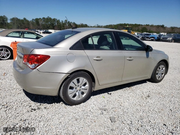 2013 Chevrolet Cruze LS with VIN 1G1PA5SH4D7256272, listed as a Copart auction lot 49414205 with 91,077 mi miles and Salvage Title. Bid and sale history available at carsss.com. Image 3.