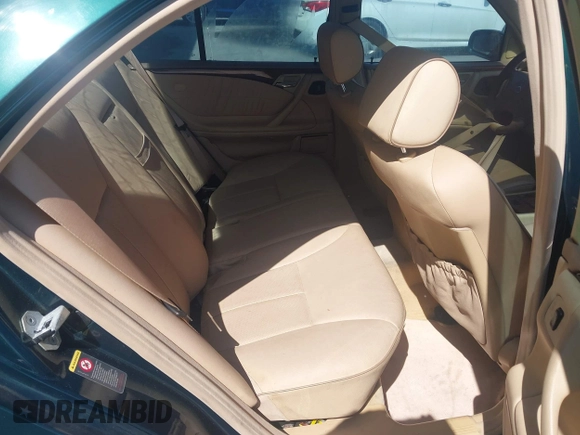 2002 Mercedes-Benz E-Class with VIN WDBJF65J92B458634, listed as a IAAI auction lot 41910356 with 1 mi miles. Bid and sale history available at carsss.com. Image 8.