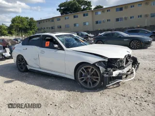2020 BMW 3 Series M340i with VIN 3MW5U7J03L8B32193, listed as a Copart auction lot 75435564 with 0 mi miles and Non Repairable. Bid and sale history available at carsss.com. Image 4.