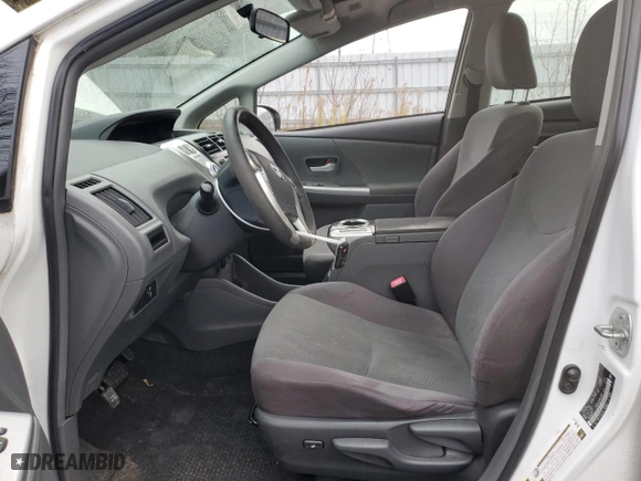 2012 Toyota Prius v Two with VIN JTDZN3EU8C3110285, listed as a Copart auction lot 82089754 with 0 mi miles and Clean Title. Bid and sale history available at carsss.com. Image 7.
