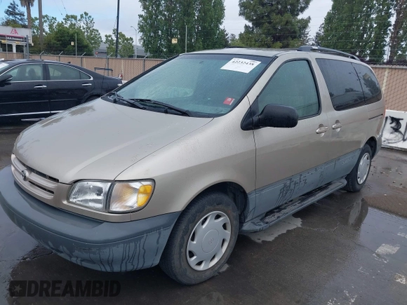 2000 Toyota Sienna LE with VIN 4T3ZF13C5YU315823, listed as a IAAI auction lot 42232438 with 248,010 mi miles and . Bid and sale history available at DreamBid. Image 6.