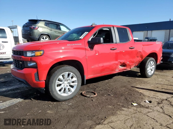 2019 Chevrolet Silverado 1500 Custom with VIN 1GCRYBEH5KZ312341, listed as a Copart auction lot 49052825 with 33,710 mi miles and Clean Title. Bid and sale history available at DreamBid. Image 1.