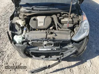 2015 Hyundai Veloster Turbo with VIN KMHTC6AE7FU221285, listed as a Copart auction lot 81598924 with 93,153 mi miles and Salvage title. Bid and sale history available at DreamBid. Image 12.