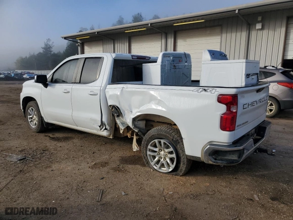 2019 Chevrolet Silverado 1500 LT with VIN 1GCRYDEK8KZ197368, listed as a Copart auction lot 81066254 with 103,917 mi miles and Salvage Title. Bid and sale history available at carsss.com. Image 2.
