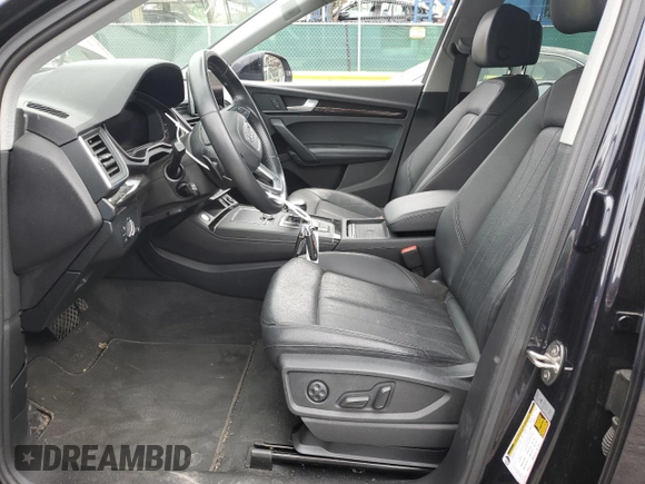 2020 Audi Q5 Premium Plus with VIN WA1BNAFY0L2044306, listed as a Copart auction lot 54604435 with 44,690 mi miles and Salvage Title. Bid and sale history available at carsss.com. Image 7.