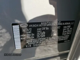 2023 Hyundai Santa Fe Limited with VIN 5NMS44AL7PH486152, listed as a Copart auction lot 46529495 with 0 mi miles and Salvage Title. Bid and sale history available at carsss.com. Image 15.