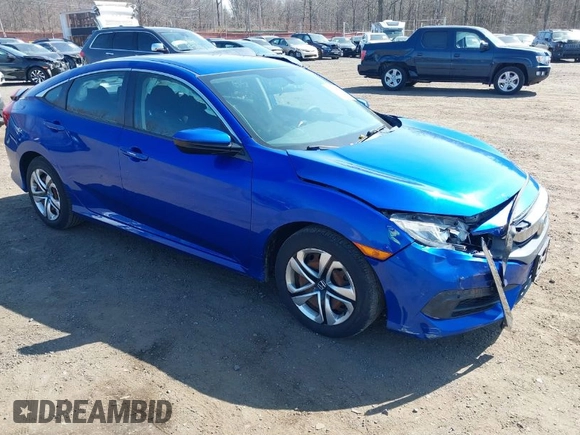 2017 Honda Civic LX z VIN 19XFC2F54HE203525, wystawiony jako IAAI lot #41796081 z przebiegiem 82 910 mil mil oraz . Historia ofert i sprzedaży dostępna na DreamBid. Obrazek 1.