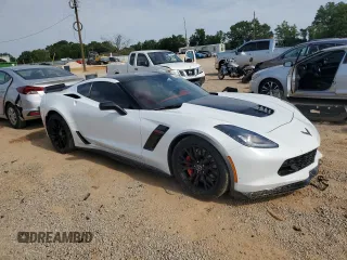 2015 Chevrolet Corvette Z06 3LZ with VIN 1G1YU2D64F5609100, listed as a Copart auction lot 58628714 with 45,992 mi miles and Salvage Title. Bid and sale history available at carsss.com. Image 4.