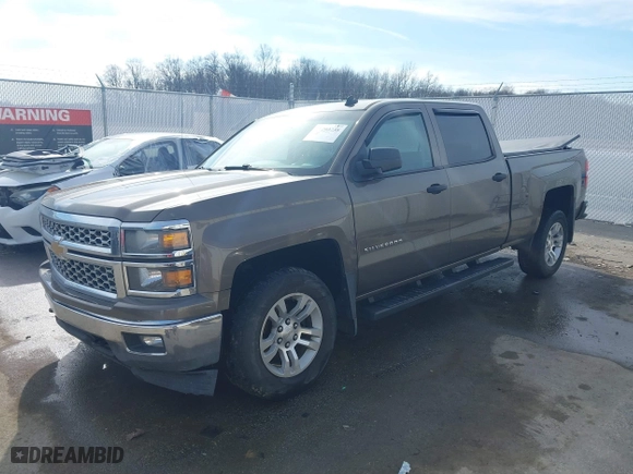 2014 Chevrolet Silverado 1500 LT with VIN 3GCUKREC0EG187214, listed as a IAAI auction lot 41490238 with 145,852 mi miles. Bid and sale history available at carsss.com. Image 2.