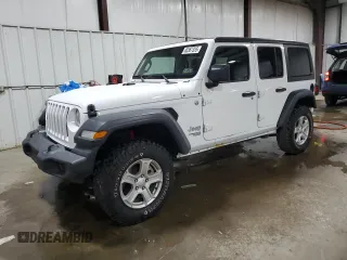 2018 Jeep Wrangler Unlimited Sport с VIN 1C4HJXDG4JW221034, выставлен на аукционе Copart как лот 65567355 с пробегом 74 118 миль миль и Списание • Salvage title. История ставок и продаж доступна на DreamBid. Изображение 1.