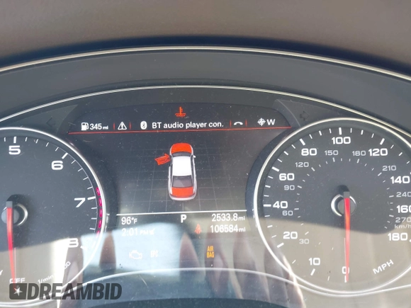2016 Audi A6 Premium Plus with VIN WAUGFAFC0GN166596, listed as a IAAI auction lot 42526292 with 106,584 mi miles and . Bid and sale history available at DreamBid. Image 7.