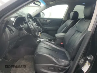 2014 Infiniti QX70 with VIN JN8CS1MW0EM412578, listed as a Copart auction lot 49091955 with 157,580 mi miles and Salvage title. Bid and sale history available at DreamBid. Image 7.