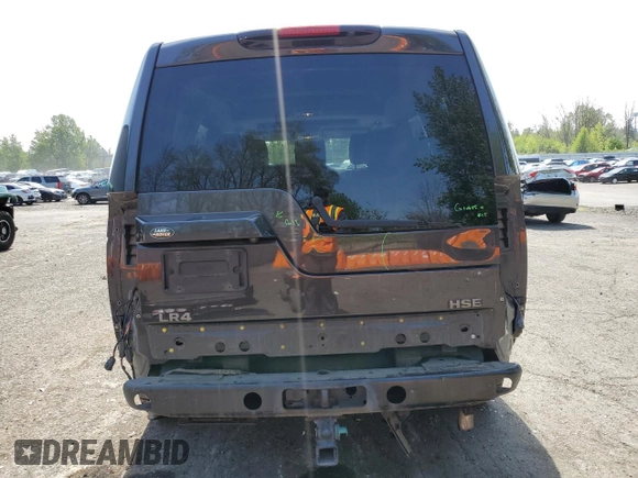 2013 Land Rover LR4 HSE with VIN SALAG2D45DA659841, listed as a Copart auction lot 54620425 with 114,882 mi miles and Salvage title. Bid and sale history available at DreamBid. Image 6.