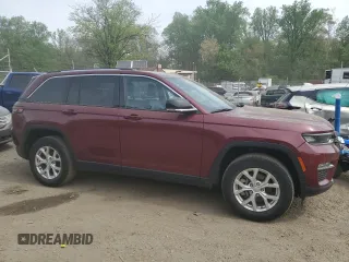 2023 Jeep Grand Cherokee Limited with VIN 1C4RJHBGXPC523600, listed as a Copart auction lot 54661555 with 42,933 mi miles and Salvage title. Bid and sale history available at DreamBid. Image 4.