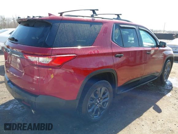 2019 Chevrolet Traverse RS z VIN 1GNERJKW7KJ292270, wystawiony jako IAAI lot #41784346 z przebiegiem 152 202 mil mil oraz . Historia ofert i sprzedaży dostępna na DreamBid. Obrazek 4.