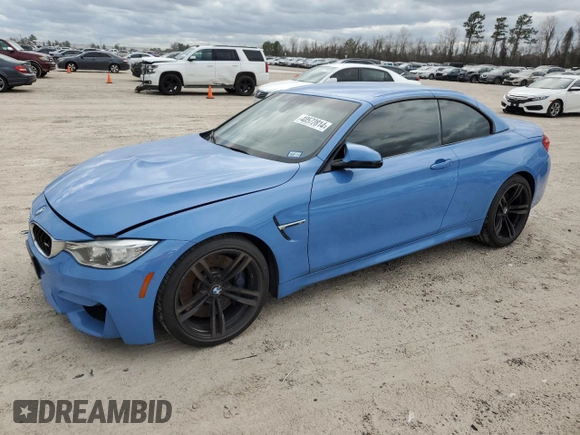 2015 BMW M4 with VIN WBS3U9C55FP967287, listed as a Copart auction lot 40572814 with 85,981 mi miles. Bid and sale history available at carsss.com. Image 1.