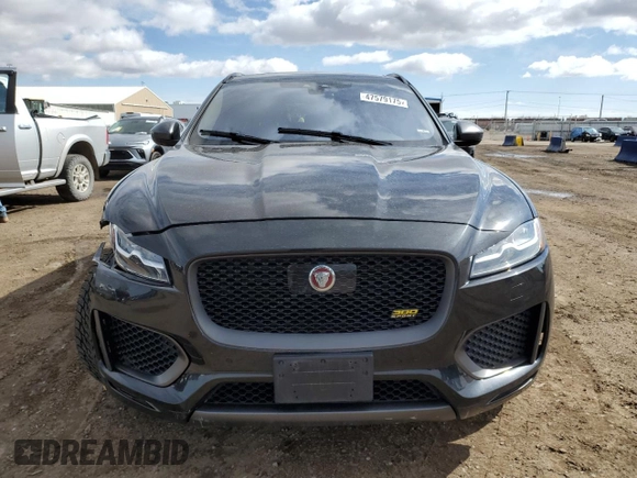 2020 Jaguar F-Pace with VIN SADCX2GX5LA625309, listed as a Copart auction lot 47579175 with 30,898 mi miles and Salvage title. Bid and sale history available at DreamBid. Image 5.