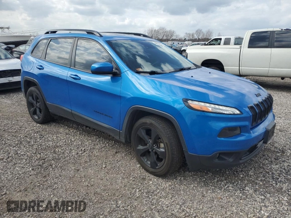 2018 Jeep Cherokee Limited with VIN 1C4PJLDX5JD584152, listed as a Copart auction lot 44037855 with 109,535 mi miles and Salvage title. Bid and sale history available at DreamBid. Image 4.
