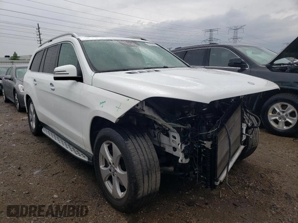 2017 Mercedes-Benz GLS with VIN 4JGDF6EE2HA746281, listed as a Copart auction lot 67272013 with 117,226 mi miles. Bid and sale history available at carsss.com. Image 4.