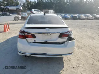 2017 Honda Accord Sport with VIN 1HGCR2F58HA066854, listed as a Copart auction lot 43405125 with 142,548 mi miles and Salvage Title. Bid and sale history available at carsss.com. Image 6.