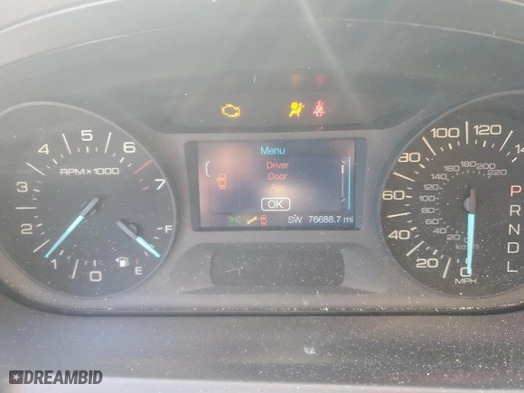 2013 Ford Edge SE with VIN 2FMDK3G96DBC22625, listed as a Copart auction lot 48607695 with 76,688 mi miles and Salvage Title. Bid and sale history available at carsss.com. Image 9.