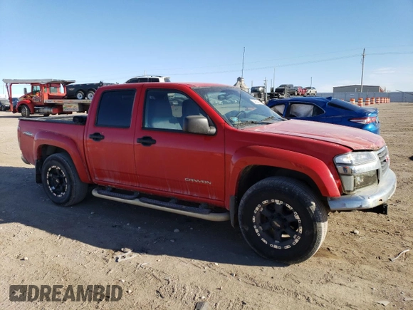2005 GMC Canyon 1SF SLE Z71 with VIN 1GTDT136858153779, listed as a Copart auction lot 84434484 with 236,577 mi miles and Clean Title. Bid and sale history available at carsss.com. Image 4.