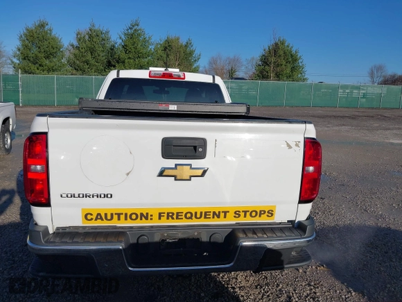 2019 Chevrolet Colorado 4WD Work Truck z VIN 1GCHTBEA4K1219239, wystawiony jako IAAI lot #41849984 z przebiegiem 121 887 mil mil oraz . Historia ofert i sprzedaży dostępna na DreamBid. Obrazek 16.