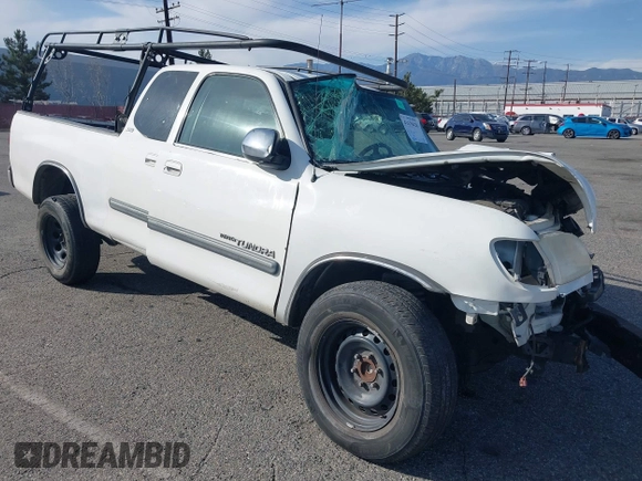 2003 Toyota Tundra SR5 with VIN 5TBRT34173S338654, listed as a IAAI auction lot 41670420 with Not Provided miles and . Bid and sale history available at DreamBid. Image 1.