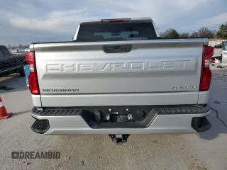2020 Chevrolet Silverado 1500 Custom with VIN 3GCPWBEK6LG135650, listed as a Copart auction lot 46837975 with 42,063 mi miles and Salvage Title. Bid and sale history available at carsss.com. Image 6.