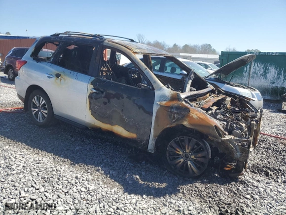 2020 Nissan Pathfinder S with VIN 5N1DR2AN9LC622057, listed as a Copart auction lot 48501545 with 0 mi miles and Non Repairable. Bid and sale history available at carsss.com. Image 4.