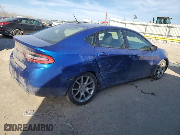 2013 Dodge Dart SXT with VIN 1C3CDFBA8DD336394, listed as a Copart auction lot 43835835 with 114,687 mi miles and Salvage Title. Bid and sale history available at carsss.com. Image 3.