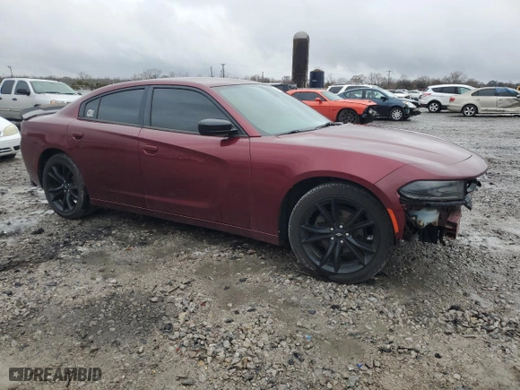 2017 Dodge Charger SE with VIN 2C3CDXBG6HH644201, listed as a Copart auction lot 41745885 with 120,128 mi miles and Salvage Title. Bid and sale history available at carsss.com. Image 4.