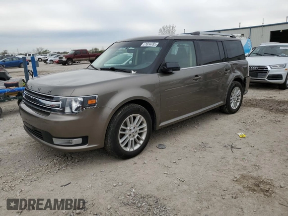 2014 Ford Flex SEL z VIN 2FMGK5C8XEBD16675, wystawiony jako Copart lot #51834785 z przebiegiem 144 825 mil mil oraz Szkody całkowita. Historia ofert i sprzedaży dostępna na DreamBid. Obrazek 1.