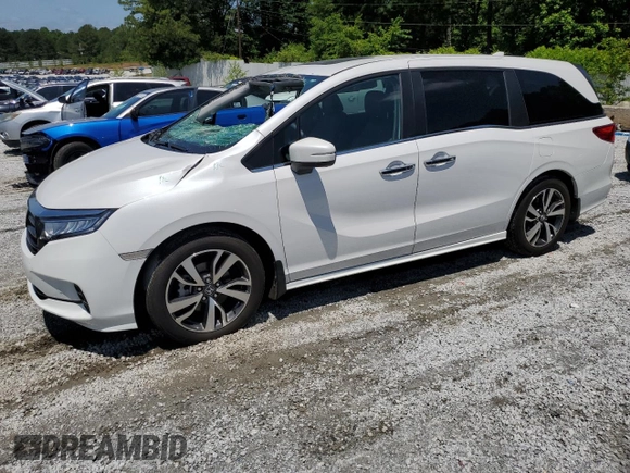 2023 Honda Odyssey Touring с VIN 5FNRL6H84PB071841, выставлен на аукционе Copart как лот 56030675 с пробегом 24 615 миль миль и Списание • Salvage title. История ставок и продаж доступна на DreamBid. Изображение 1.