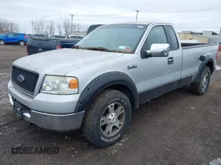 2005 Ford F-150 XL with VIN 1FTRF12W85NC00664, listed as a IAAI auction lot 42046282 with 167,105 mi miles. Bid and sale history available at carsss.com. Image 2.