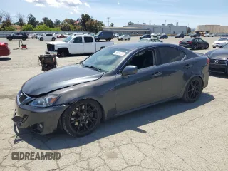 2007 Lexus IS 350 with VIN JTHBE262575013384, listed as a Copart auction lot 56931235 with 167,130 mi miles and Salvage title. Bid and sale history available at DreamBid. Image 1.
