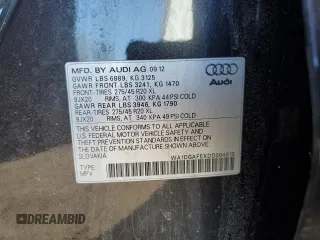 2013 Audi Q7 3.0T S line Prestige with VIN WA1DGAFEXDD004510, listed as a Copart auction lot 52490045 with 192,300 mi miles and Clean Title. Bid and sale history available at carsss.com. Image 16.