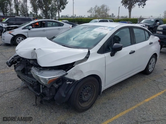 2020 Nissan Versa S with VIN 3N1CN8DV6LL837123, listed as a IAAI auction lot 41865016 with 60,365 mi miles. Bid and sale history available at carsss.com. Image 2.