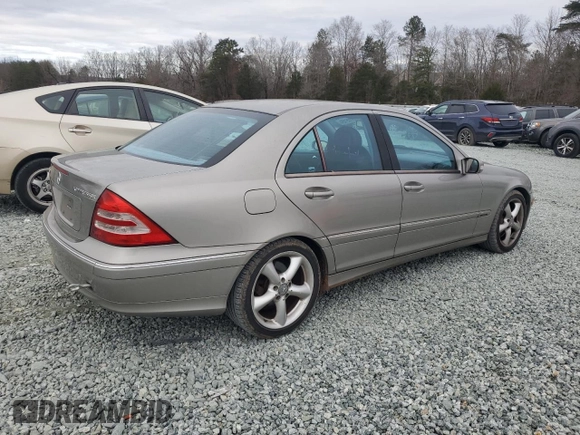 2004 Mercedes-Benz C 230 Kompressor with VIN WDBRF40J24F535886, listed as a Copart auction lot 85705154 with 145,446 mi miles and Salvage Title. Bid and sale history available at DreamBid. Image 3.