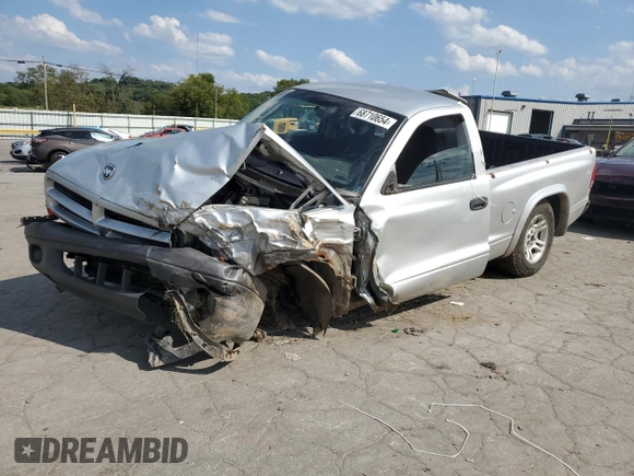 2003 Dodge Dakota with VIN 1D7FL16X93S301215, listed as a Copart auction lot 68710654 with 272,870 mi miles and Clean Title. Bid and sale history available at carsss.com. Image 1.