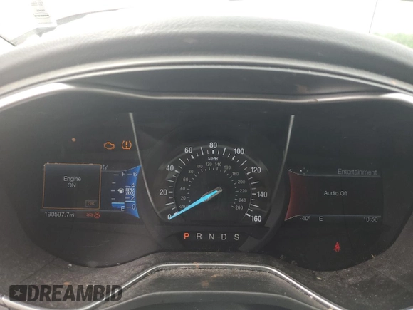 2016 Ford Fusion Titanium with VIN 3FA6P0K93GR347064, listed as a Copart auction lot 58547915 with 190,597 mi miles and Salvage title. Bid and sale history available at DreamBid. Image 9.