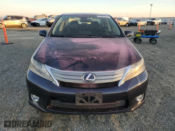 2010 Lexus HS 250h with VIN JTHBB1BA1A2001161, listed as a Copart auction lot 87281574 with 88,808 mi miles and Salvage Title. Bid and sale history available at DreamBid. Image 5.