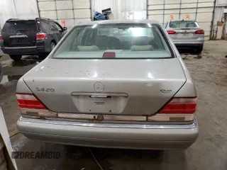 1997 Mercedes-Benz S-Class with VIN WDBGA43GXVA348562, listed as a Copart auction lot 84334784 with 0 mi miles and Clean Title. Bid and sale history available at carsss.com. Image 6.