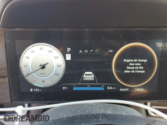 2024 Hyundai Elantra Limited with VIN KMHLP4DG7RU792124, listed as a Copart auction lot 48711795 with 14,820 mi miles and Salvage Title. Bid and sale history available at DreamBid. Image 9.