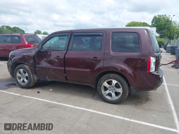2013 Honda Pilot EX-L with VIN 5FNYF4H52DB085259, listed as a IAAI auction lot 42120763 with 96,744 mi miles and . Bid and sale history available at DreamBid. Image 14.
