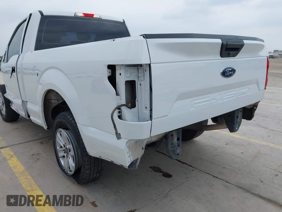 2018 Ford F-150 XL with VIN 1FTMF1CB4JKF54148, listed as a IAAI auction lot 42275439 with 157,811 mi miles and . Bid and sale history available at DreamBid. Image 19.