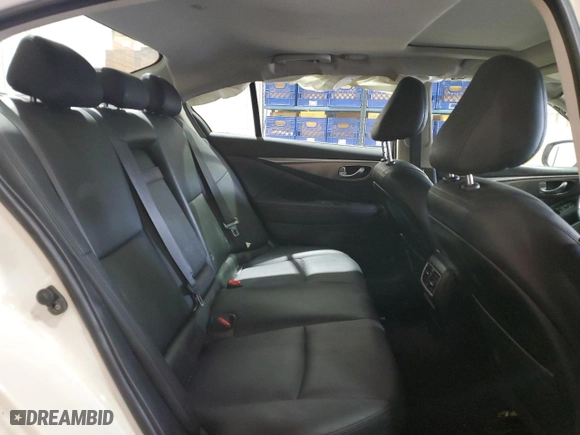 2017 Infiniti Q50 3.0t Premium with VIN JN1EV7AP4HM734045, listed as a Copart auction lot 46407015 with 0 mi miles and Salvage Title. Bid and sale history available at carsss.com. Image 10.