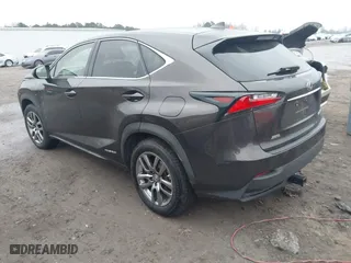 2015 Lexus NX 300h with VIN JTJYWRBZXF2008134, listed as a IAAI auction lot 41407931 with 104,095 mi miles. Bid and sale history available at carsss.com. Image 3.